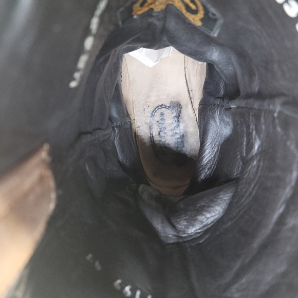 JB Dillon Reserve Patriot Tan Leather Western Boots Size 9 1/2 B - Picture 10 of 11